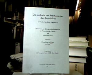 Die aesthetischen Anschauungen der Jliasscholien (im Codex Ven. B und Townleianus).