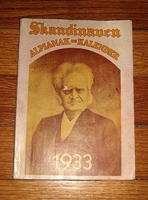 Skandinaven (Skandinavens) Almanak Og Kalender 1933