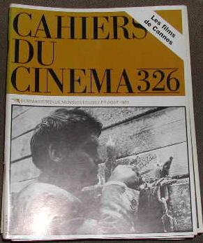 Cahiers du cinéma-N° 326.