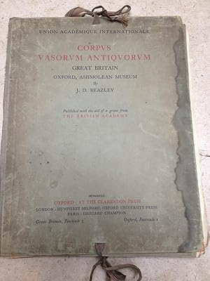 Corpus Vasorum Antiquorum Great Britain. Oxford, Ashmolean Museum - Fascicule 3