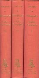 A BIBLIOGRAPHICAL ACCOUNT OF THE PRINCIPAL WORKS RELATING TO ENGLISH TOPOGRAPHY; 3 Volumes