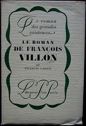 Le roman de François Villon