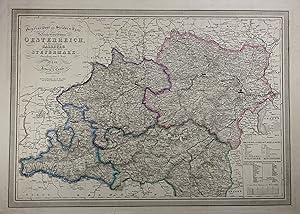 General-Post und Strassen-Karte des Herzogthums Oesterreich, des Herzogthums Salzburg und eines g...