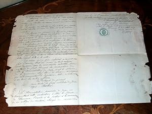 Document manuscrit du 26 octobre 1870 - Subdivision Militaire du Jura - Intructions relatives aux...