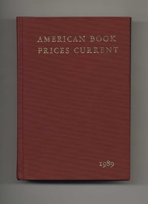 American Book Prices Current 1989