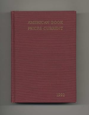 American Book Prices Current 1992