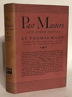 Past Masters and Other Essays.