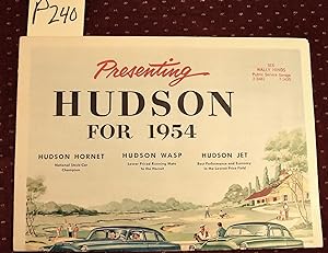 PRESENTING HUDSON FOR 1954