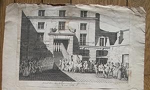 ARRESTATION de D'ÉPRÉMESNIL et GOISLARD le 6 mai 1788-Eau-forte, burin sur papier vergé