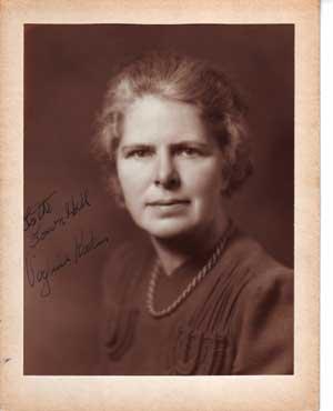 Autographed Photo portrait of Virginia Korkus [?].