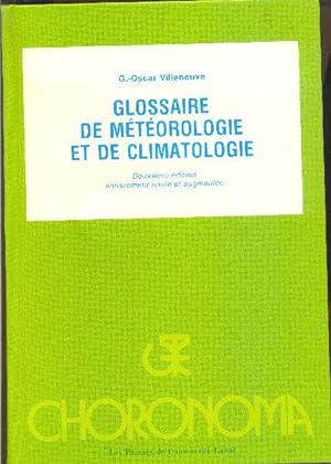 Glossaire de météorologie et de climatologie.