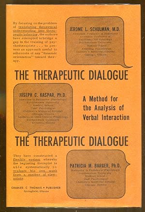 The Therapuetic Dialogue: A Method for the Analysis of Verbal Interaction