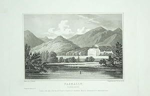 Original Antique Engraving Illustrating Faskally in Perthshire, The Seat of Archibald Butler, Esq.