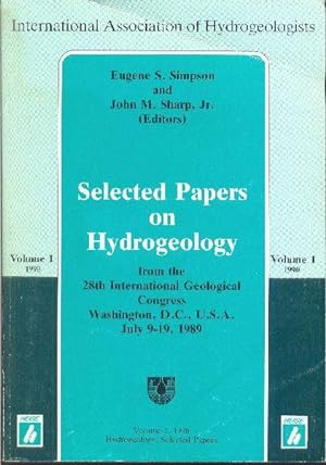 Selected Papers on Hydrogeology. ( VOLUME 1 - 1990 )