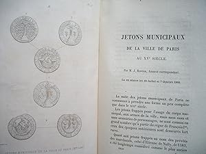 jetons municipaux de la ville de Paris, au XV° siècle - Bulletins et Mémoires de la Société Impér...