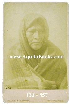 Unidentified Older Native Woman Wrapped in Blanket.