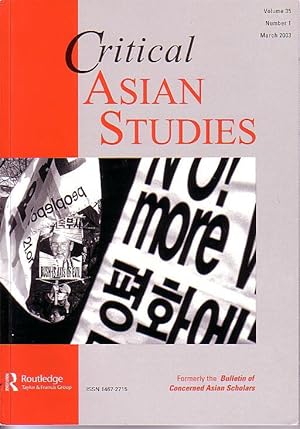Critical Asian Studies - Volume 35, Number 1, March 2003