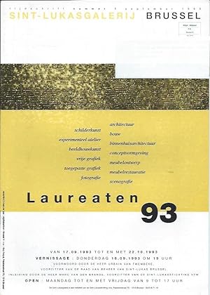 Sint-Lukasgalerij Brussel nr. 1 september 1993 : Laureaten 93