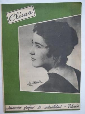 CLIMA. Semanario Gráfico de Actualidad. Año IV, Nº 171. 29 marzo 1958.