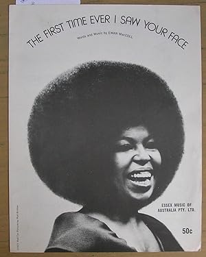 The First Time Ever I Saw Your Face : as Sung By Roberta Flack on Atlantic Records [ Sheet Music ]