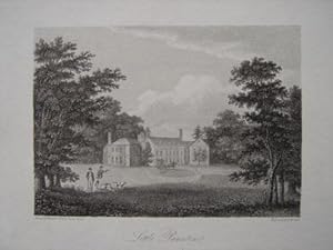Original Antique Engraving Illustrating Little Paunton. Engraved By B. Howlett and Dated 1799.