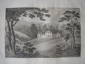 Original Antique Engraving Illustrating The Leasowes in Shropshire. Published By W. Emans in 1830
