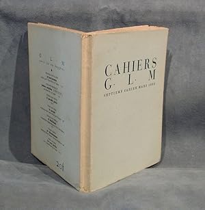 Cahiers G.L.M., septième cahier , mars 1938 - les textes & illustrations composant ce cahier cons...