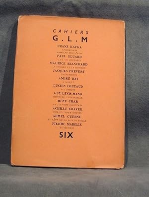 Cahiers G.L.M. SIX, nov. 1937 (sixième cahier)