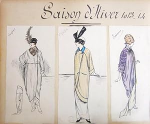 Detrois et Cie, Saison d'Hiver, Saison d'Ete : Scrapbook Album of Original Costume and Fashion De...