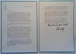 Chatty Typed Letter Signed