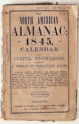 The North American Almanac for 1845, and Calendar of Useful Knowledge, Containing a World of Impo...