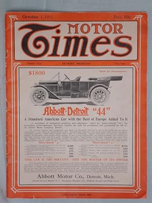 Motor Times, No. 5, First Year, Detroit