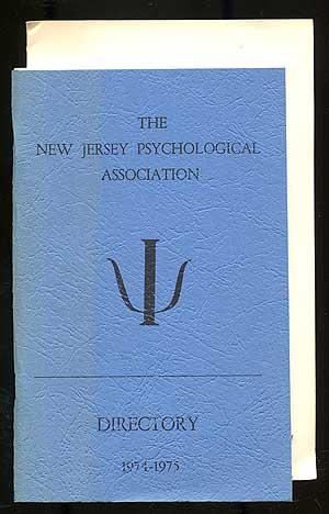 The New Jersey Psychological Association Directory, 1974-1975