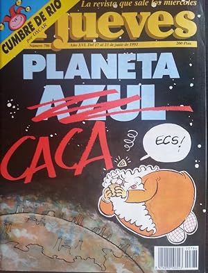 EL JUEVES Nº 786. PLANETA AZUL CACA. JUNIO 1992.