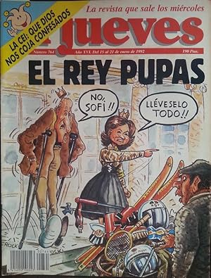 EL JUEVES Nº 764. EL REY PUPAS. ENERO 1992.