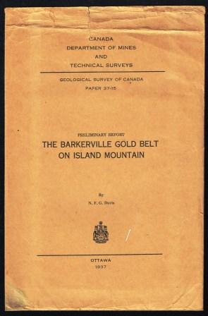 The Barkerville Gold Belt on Island Mountain