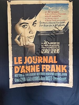 LE JOURNAL D'ANNE FRANK-FILM DE GEORGE STEVENS-AFFICHE FRANCAISE 120 CM X 160 CM