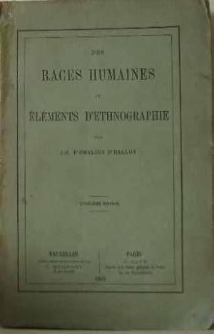 Des races humaines ou éléments d'ethnographie