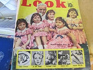 Look Oct. 11, 1938 Vol. 2. No. 21 Dionne Quints Dress Up.