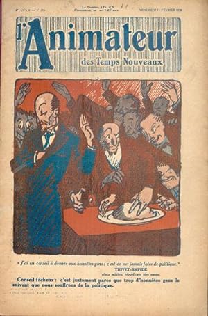 L'ANIMATEUR DES TEMPS NOUVEAUX 4e Année N° 206 14 Fevrier 1930
