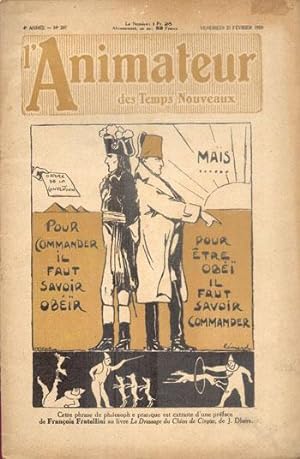 L'ANIMATEUR DES TEMPS NOUVEAUX 4e Année N° 207 21 Février 1930