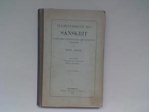 Elementarbuch des sanskrit unter berücksichtigung der vedischen sprache. Grammatik - Übungen end ...