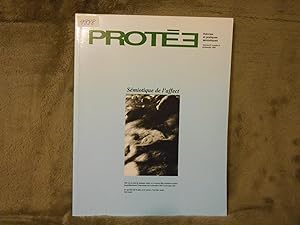 PROTEE revue theories et de pratiques semiotiques Vol. 21 no. 2 printemps 1993 : Semiotique de l'...