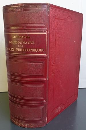 Dictionnaire des sciences philosophiques par une société de professeurs savants deuxième édition