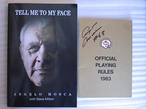 Tell Me To My Face; (with) The Official Playing Rules for the Canadian Football League 1983 ( SIG...