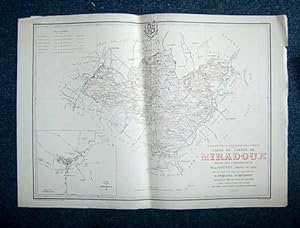 Carte du Canton de Miradoux (Atlas Général du Gers)