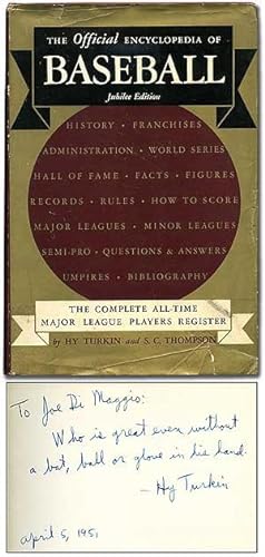 The Official Encyclopedia of Baseball (Jubilee Edition)