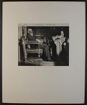 Fine photo signed with the place and date (George Bernard, 1856-1950, Dramatist & Critic)