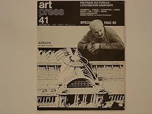 art press 41. octobre 80 "Spécial FIAC 80. ARMAN AU STAND ART PRESS"