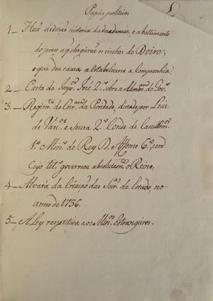 MANUSCRITO   SÉC. XVIII   PAPÉIS POLÍTICOS.